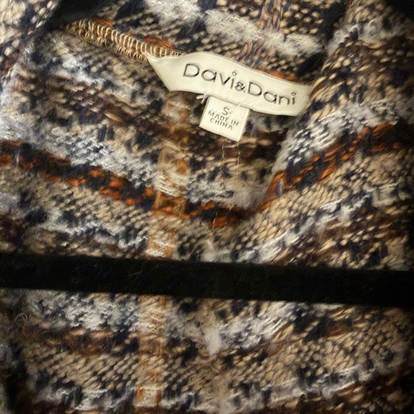 DAVI & DANI Multicolor Tweed Coat - Picture 3 of 6